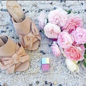 SAM EDELMAN Yumi Black Suede Mules - Size 7‎